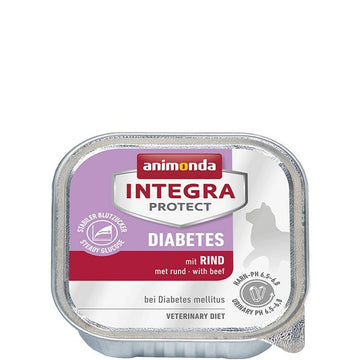 Katzenfutter Animonda Integra Protect Diabetes Rindfleisch 100 g 100 L