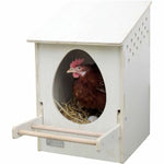 Nest Kerbl Weiß Holz 51 x 34 x 53 cm Huhn