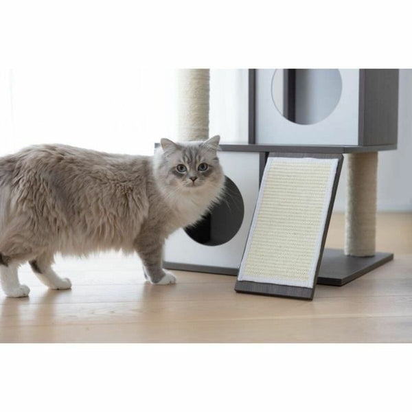 Kratzbaum für Katzen Kerbl Grau Weiß/Schwarz Sisal