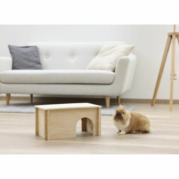 Haus für Nagetiere Kerbl Beige Holz