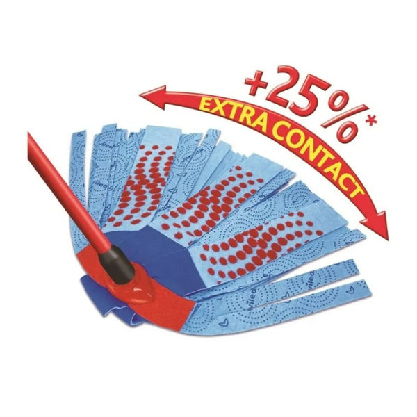 Schrubber Vileda 3Action Velour XL Blau Rot