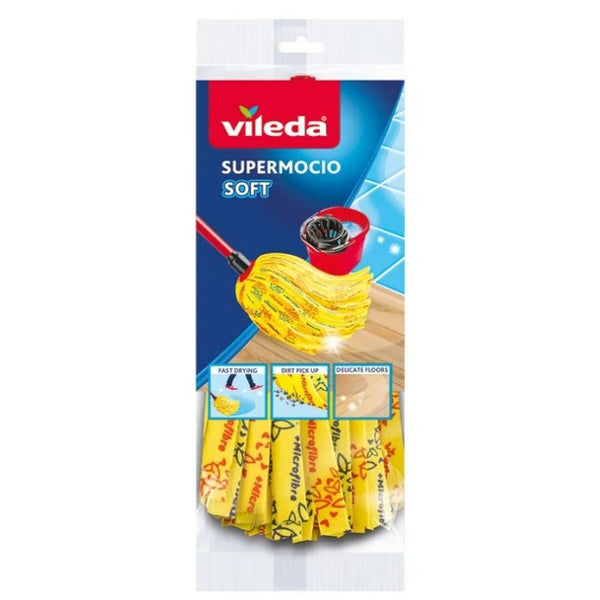 Schrubber Vileda Supermocio Soft Gelb Schwarz