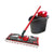 Wischmopp mit Doppeleimer Vileda Ultramax Mop Set Schwarz Rot Mikrofasern