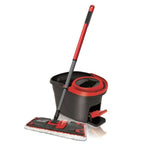 Mop with Bucket Vileda Ultramax Schwarz Rot Kunststoff Faser