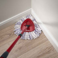 Mop with Bucket Vileda 167751 Schwarz Rot Mikrofaser Kunststoff