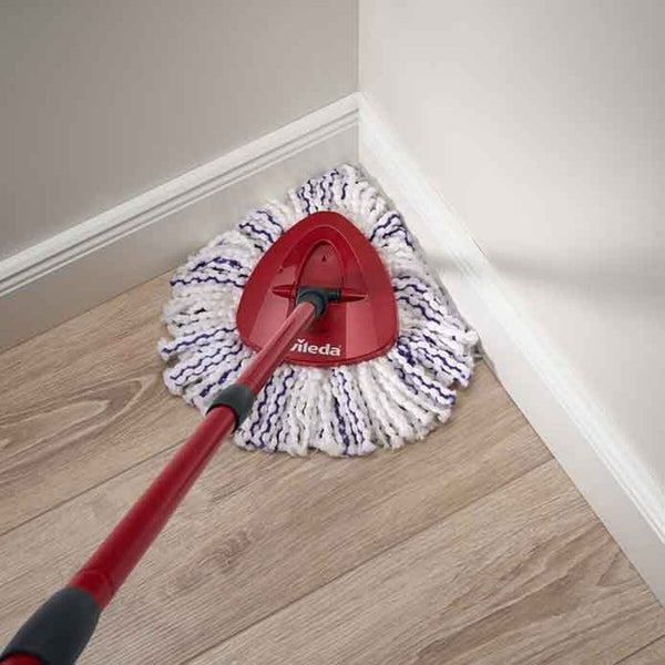 Mop with Bucket Vileda 167751 Schwarz Rot Mikrofaser Kunststoff