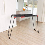 Wäscheständer Vileda infinity flex ultimate Matte Hinterseite Stahl 304 x 56 x 128 cm 30 m Ausziehbar