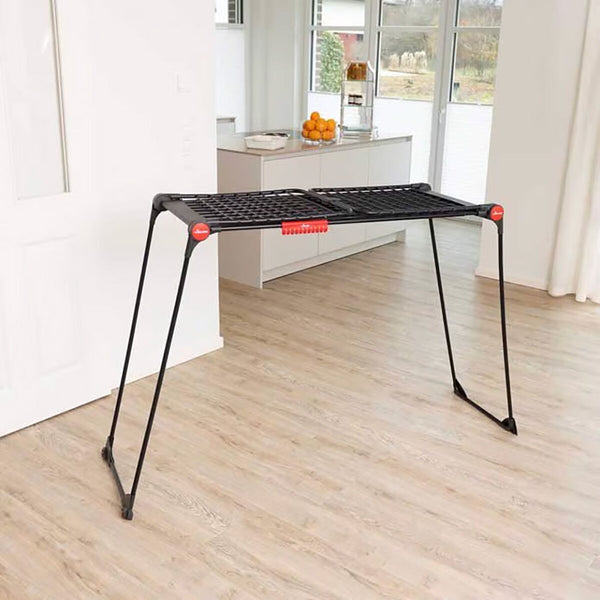 Wäscheständer Vileda infinity flex ultimate Matte Hinterseite Stahl 304 x 56 x 128 cm 30 m Ausziehbar