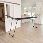 Wäscheständer Vileda infinity flex ultimate Matte Hinterseite Stahl 304 x 56 x 128 cm 30 m Ausziehbar