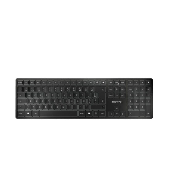 Tastatur Cherry Qwerty Spanisch Schwarz