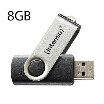 USB Pendrive INTENSO Basic Line 8 GB Schwarz