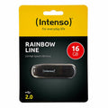USB Pendrive INTENSO Rainbow Line 16 GB Schwarz Intensiv