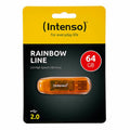 USB Pendrive INTENSO Rainbow Line 64 GB Orange