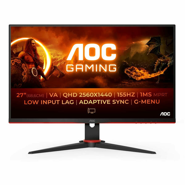 Gaming-Monitor AOC Q27G2E/BK Quad HD 27"