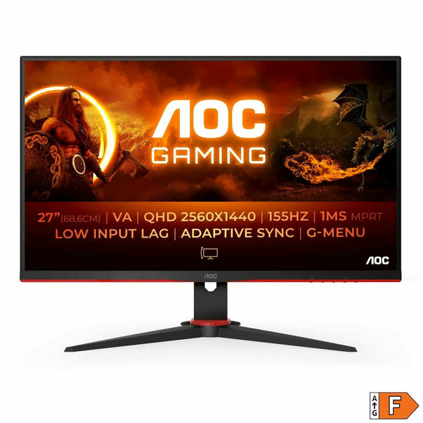 Gaming-Monitor AOC Q27G2E/BK Quad HD 27"