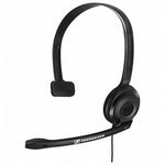 Kopfhörer mit Mikrofon Sennheiser 504194 Schwarz
