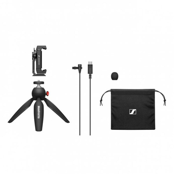 Kopfhörer Sennheiser XS LAV USB-C MOBILE KIT Schwarz