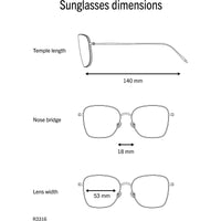 Damensonnenbrille Rodenstock  R3316