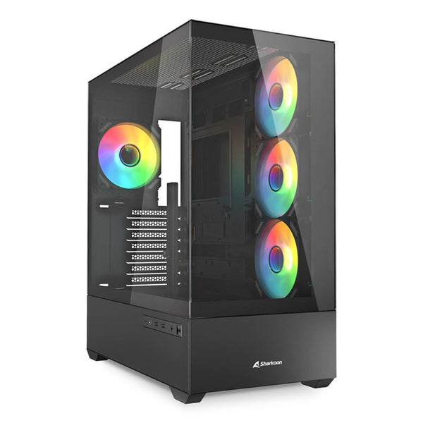 ATX Semi-Tower Gehäuse Sharkoon AK6 RGB Schwarz