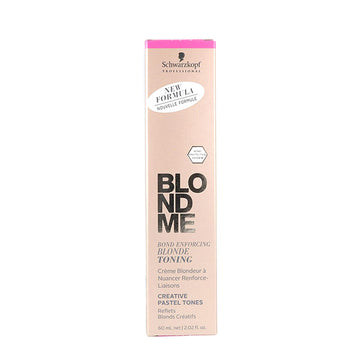 Dauerfärbung Blondme Toning Schwarzkopf Stahlblau (60 ml)
