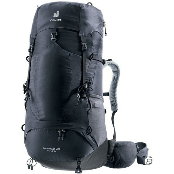 Wanderrucksack Deuter Aircontact Lite 45+10 SL Schwarz Polyester 55 L