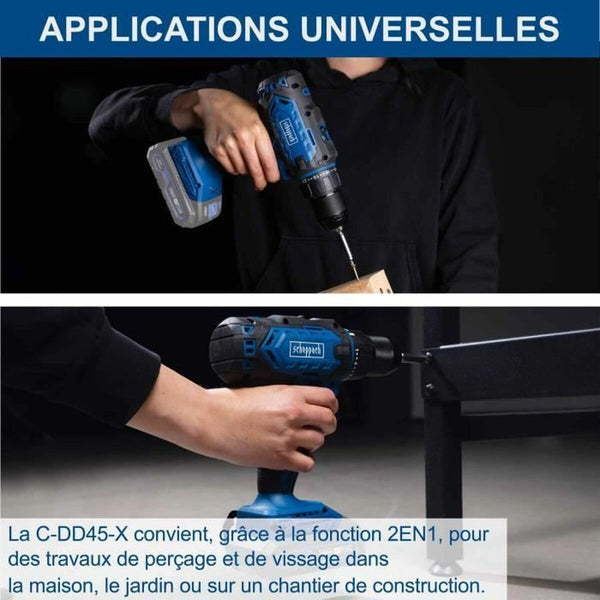 Elektrischer Schraubendreher Scheppach C-DD45-X