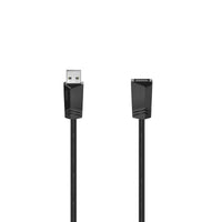 Verlängerungskabel mit USB Hama 00200619 1,5 m Schwarz