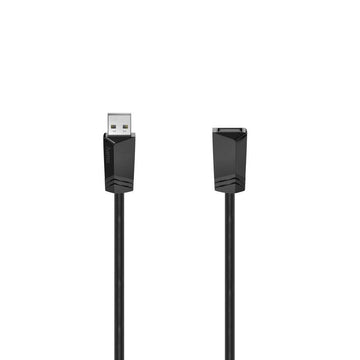 Verlängerungskabel mit USB Hama 00200619 1,5 m Schwarz