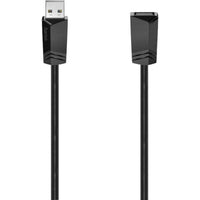 Verlängerungskabel mit USB Hama 00200619 1,5 m Schwarz