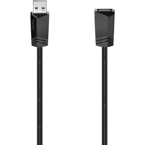 Verlängerungskabel mit USB Hama 00200619 1,5 m Schwarz