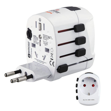Universal-Adapter Hama TRAVEL Weiß