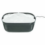 Trinkbrunnen für Haustiere Trixie Polygon Weiß Grau Silikon Melamine 2,5 L 28 x 11 x 22 cm