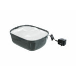 Trinkbrunnen für Haustiere Trixie Polygon Weiß Grau Silikon Melamine 2,5 L 28 x 11 x 22 cm