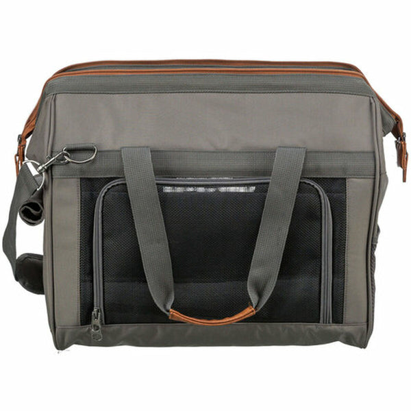 Tasche für Haustiere Trixie Finlay Schwarz Grau 43 × 26 × 32 cm