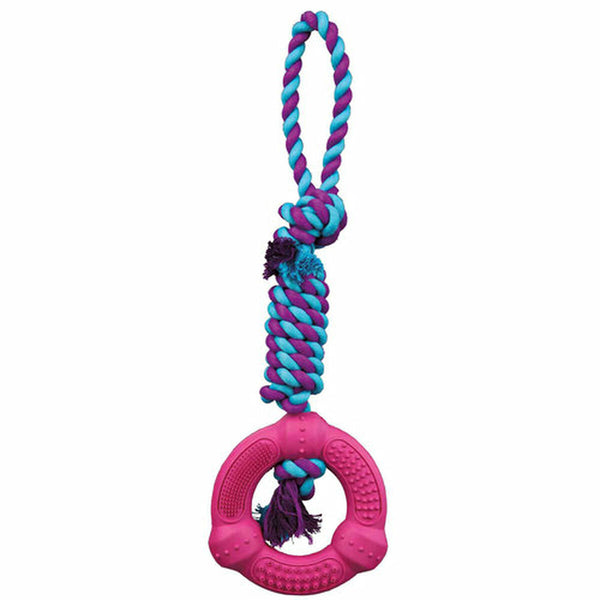 Beißring für Hunde Trixie Polyester Baumwolle Ø 12 × 41 CM