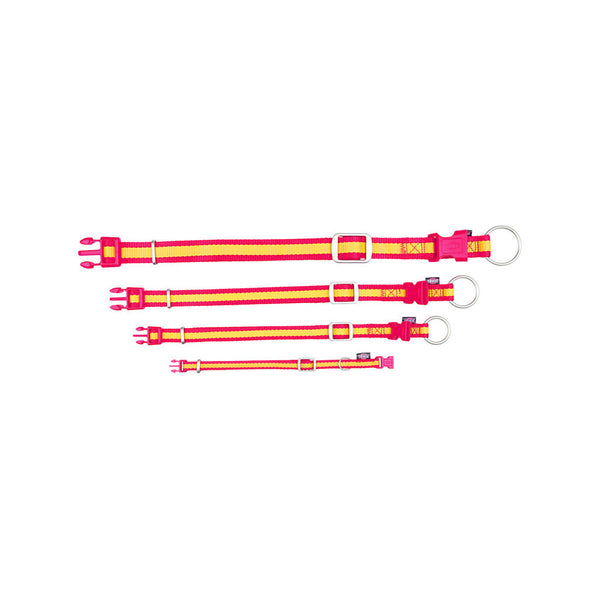 Hundehalsband Trixie Premium Gelb Rot L/XL 40-65 cm