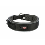 Hundehalsband Trixie Premium Schwarz Graphit S/M 33-42 cm