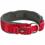 Hundehalsband Trixie Premium Rot Graphit M/L 40-48 cm