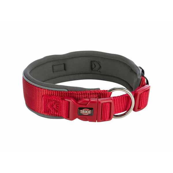 Hundehalsband Trixie Premium Rot Graphit L/XL 53-62 cm