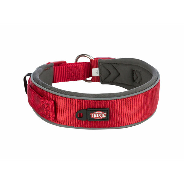 Hundehalsband Trixie Premium Rot Graphit L/XL 53-62 cm