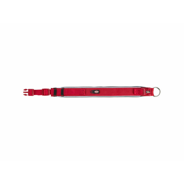 Hundehalsband Trixie Premium Rot Graphit L/XL 53-62 cm