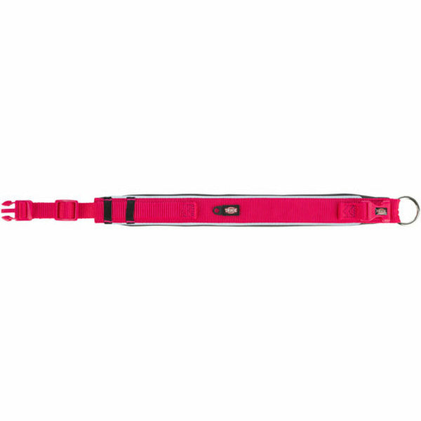 Hundehalsband Trixie Premium Graphit Pink S/M 33-42 cm