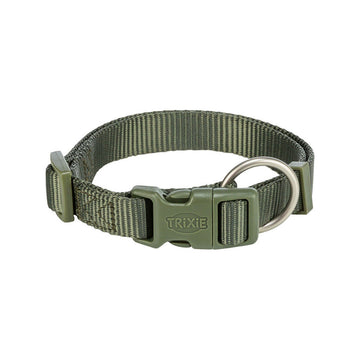 Hundehalsband Trixie Premium grün Olive S/M 30-45 cm