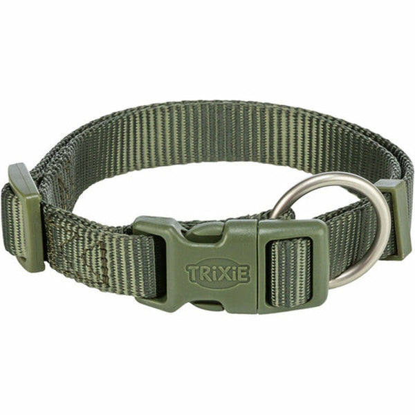 Hundehalsband Trixie Premium grün Olive S/M 30-45 cm