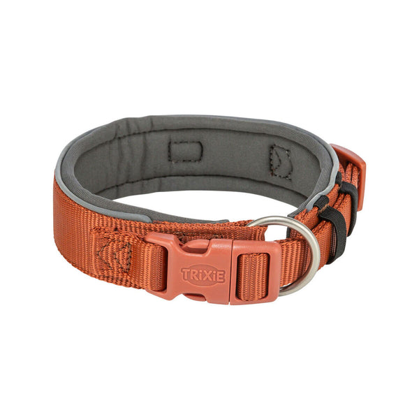 Hundehalsband Trixie Premium Orange Graphit S/M 33-42 cm