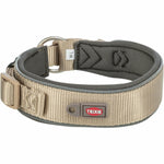 Hundehalsband Trixie Premium Graphit Sand S/M 33-42 cm