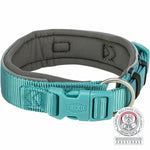 Hundehalsband Trixie Premium Graphit Hellblau S/M 33-42 cm