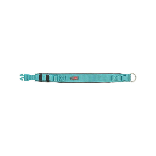 Hundehalsband Trixie Premium Graphit Hellblau S/M 33-42 cm