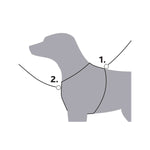 Hundegeschirr Trixie Premium Trekking Graphit Hellblau S