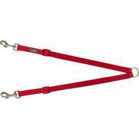 2 Hundeleinen-Koppler Trixie Premium Rot